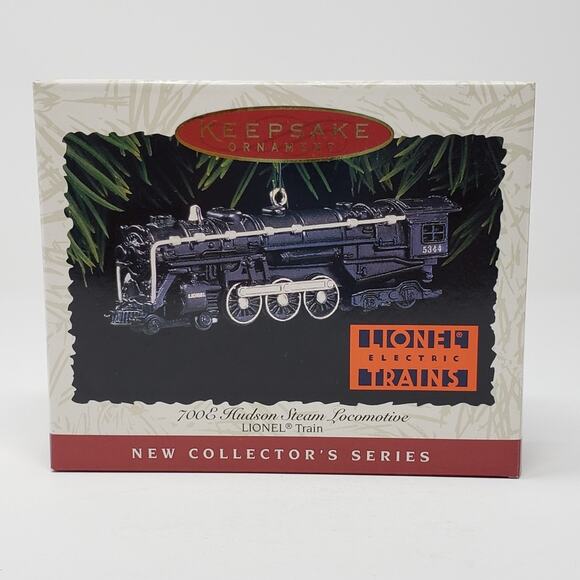 1996 700 Hudson Steam Locomotive #1 Die-Cast Metal Holiday Christmas Ornament - Picture 1 of 6